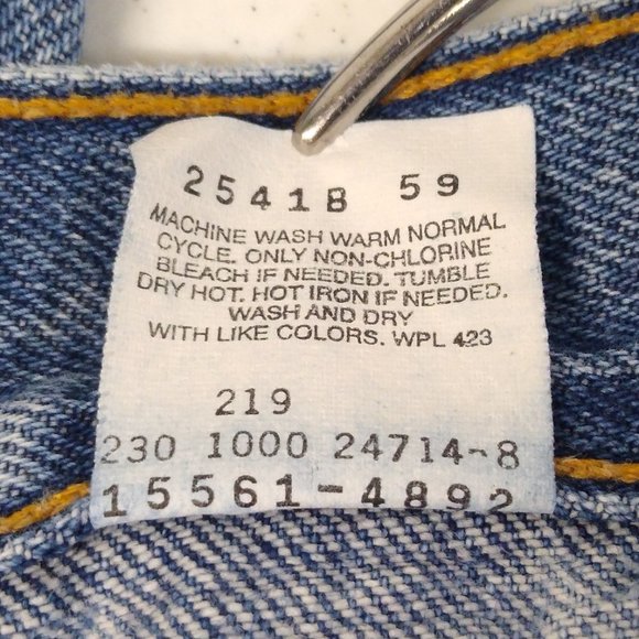 Levi 560 Y2K (Oct/2000) Women's 16 Reg M. Loose Fit Straight Leg Red Tag - Vinta - Picture 8 of 8